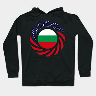 Bulgarian American Multinational Patriot Flag Series Hoodie